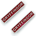 Harry Potter Silver Plated Earring Set Gryffindor, side angle