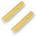 Harry Potter Silver Plated Earring Set Hufflepuff, side angle