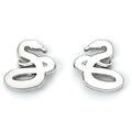 Harry Potter Silver Plated Earring Set Slytherin, alternate view