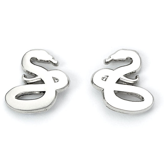 Harry Potter Silver Plated Earring Set Slytherin, alternate view