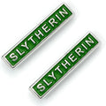 Harry Potter Silver Plated Earring Set Slytherin, side angle