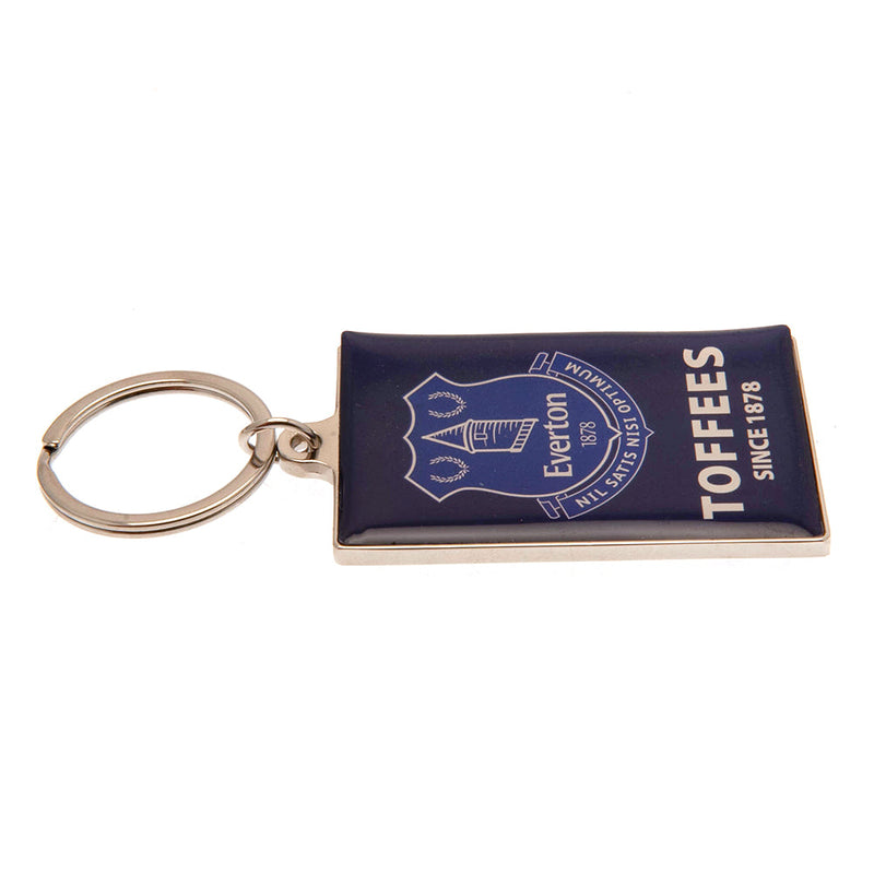 Everton FC Deluxe Keyring, side angle