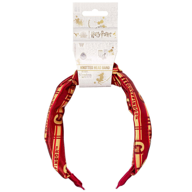 Harry Potter Knotted Headband Gryffindor, side angle