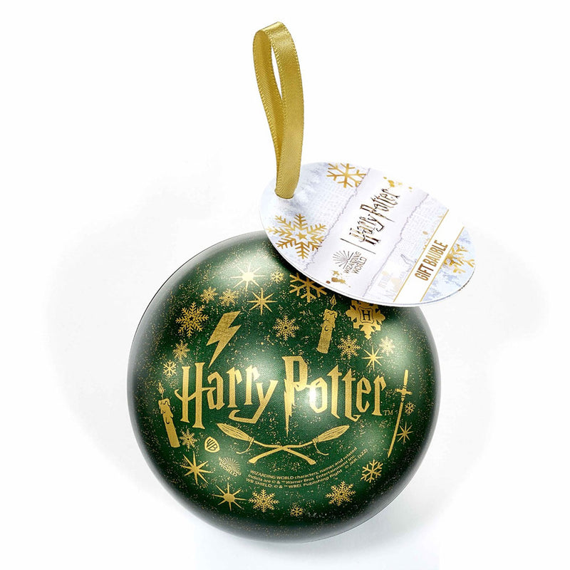 Harry Potter Christmas Gift Bauble Slytherin, side angle