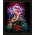 Stranger Things Summer Of 85 Framed 3D Picture, side angle