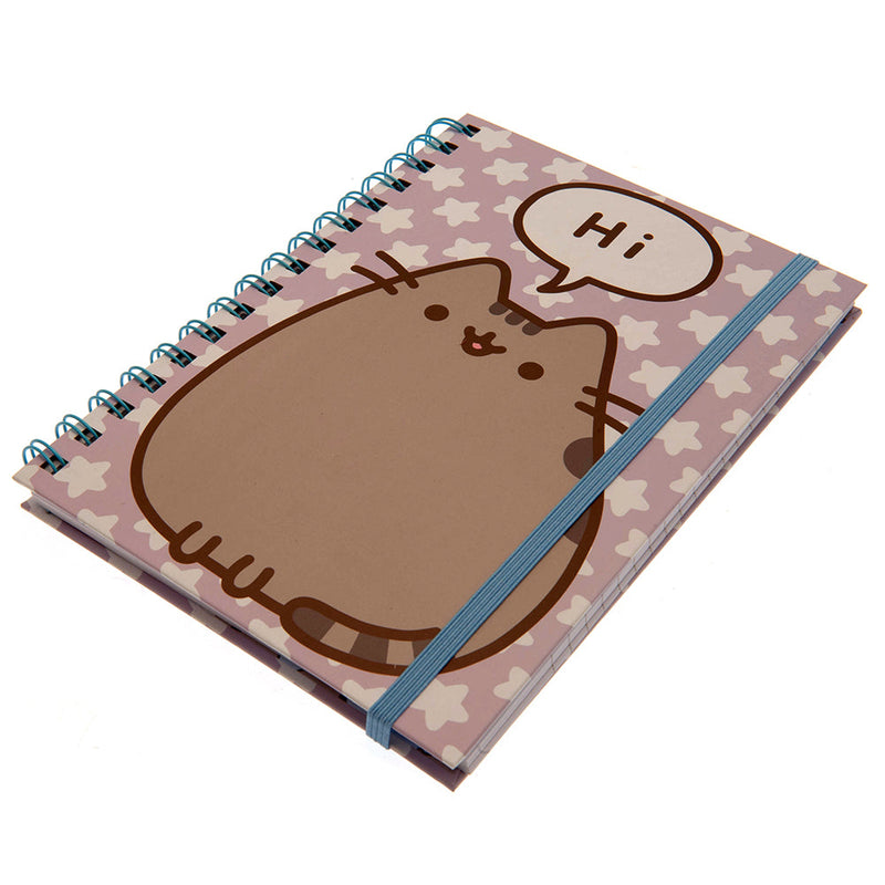 Pusheen Hi Notebook, close-up detail