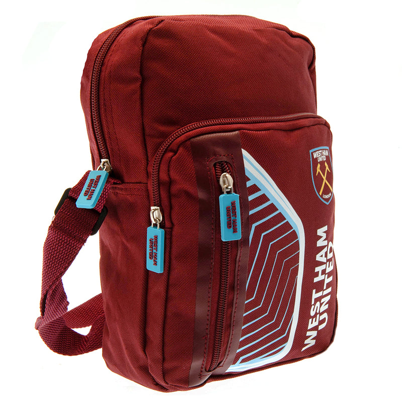 West Ham United FC Flash Shoulder Bag, side angle