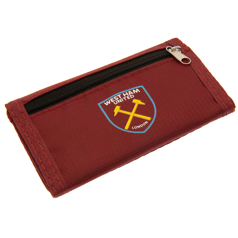 West Ham United FC Colour React Wallet, side angle