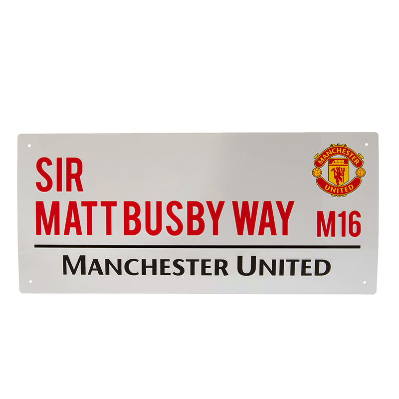Manchester United FC Sir Matt Busby Way Street Sign collectible from Infinity Collectibles 2026