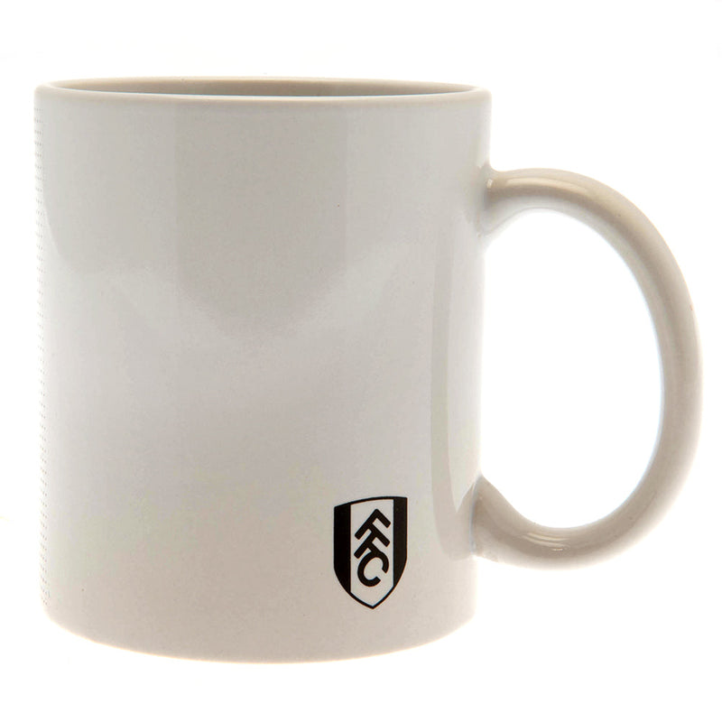 Fulham FC Halftone Mug, side angle