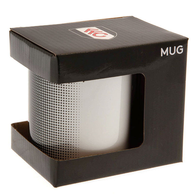 Fulham FC Halftone Mug, close-up detail