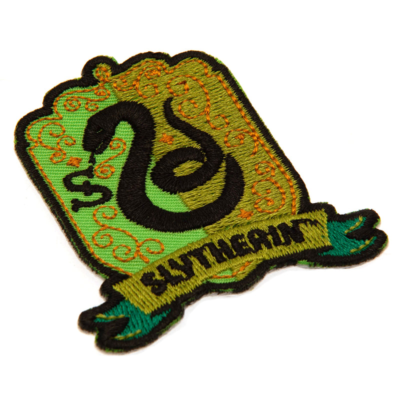 Harry Potter Iron-On Patch Slytherin, alternate view