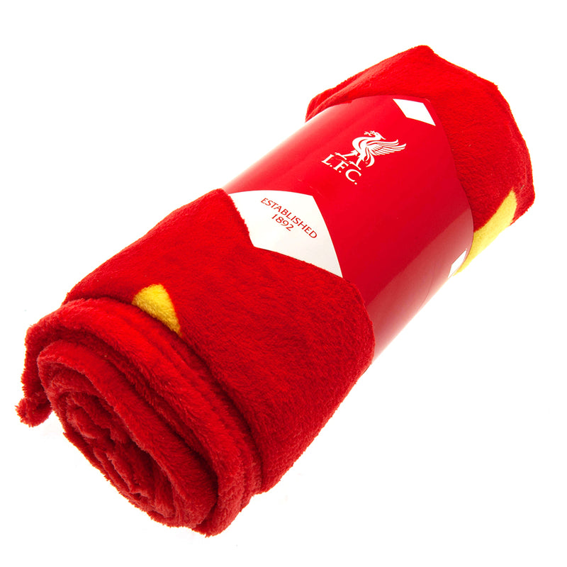 Liverpool FC This Is Anfield Fleece Blanket, side angle