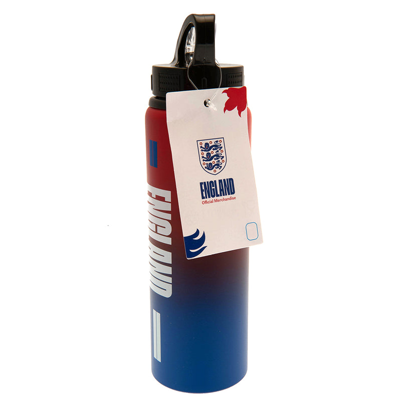 England FA Aluminium Drinks Bottle ST, side angle