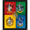 Harry Potter Crests Framed 3D Picture, alternate view