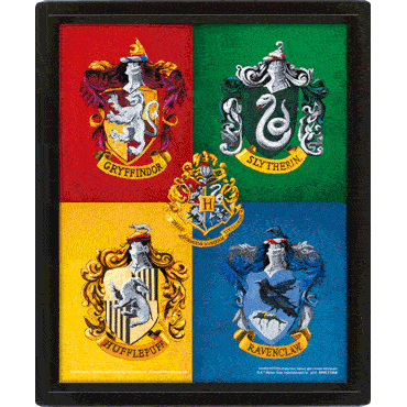 Harry Potter Crests Framed 3D Picture collectible from Infinity Collectibles 2026