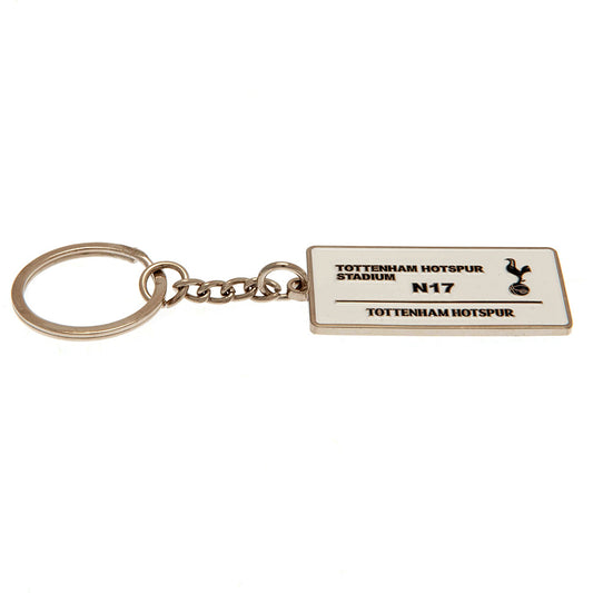 Tottenham Hotspur FC Embossed Street Sign Keyring, alternate view