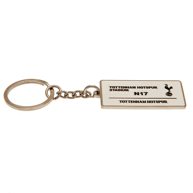 Tottenham Hotspur FC Embossed Street Sign Keyring, alternate view