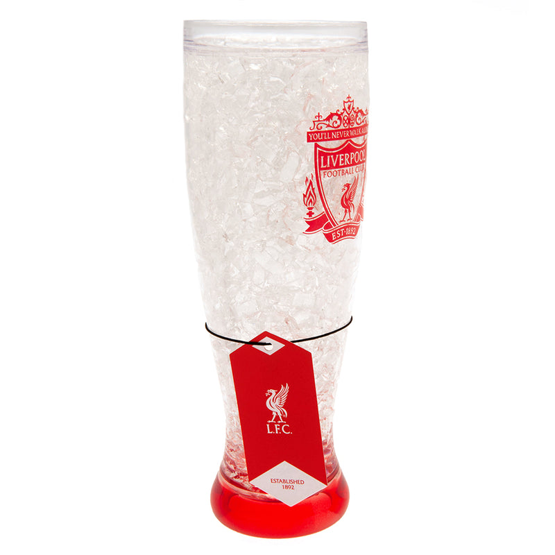 Liverpool FC Slim Freezer Mug, side angle