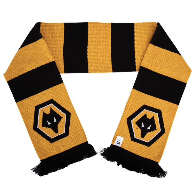 Wolverhampton Wanderers FC Bar Scarf, side angle