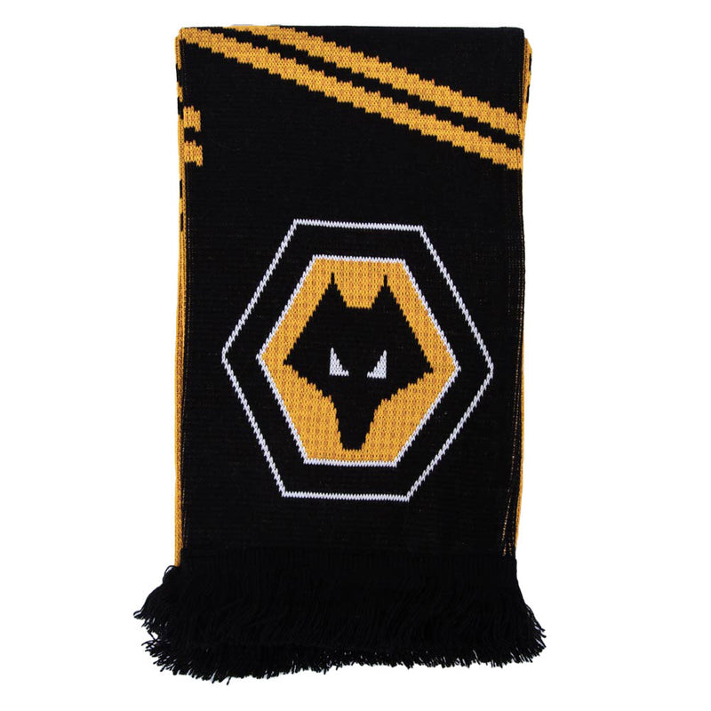 Wolverhampton Wanderers FC Vertigo Scarf, close-up detail