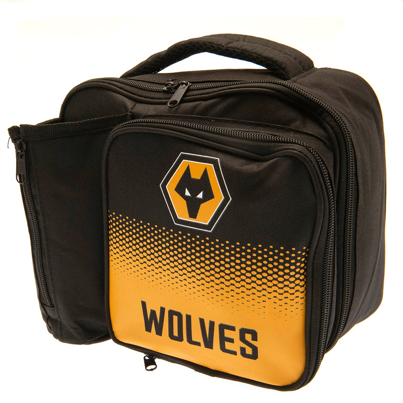 Wolverhampton Wanderers FC Fade Lunch Bag, side angle