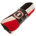 Fulham FC Pulse Fleece Blanket, side angle