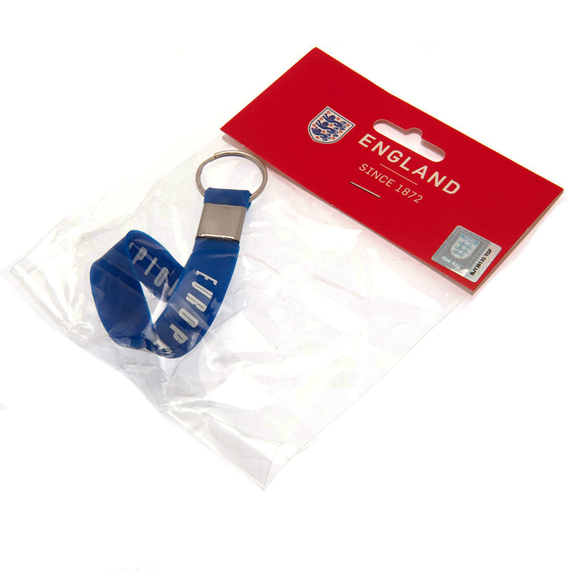 England Lionesses European Champions Silicone Keyring, rear view