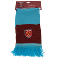 West Ham United FC Bar Scarf, close-up detail