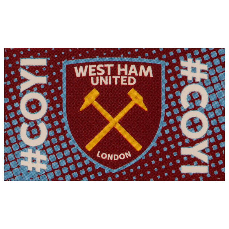 West Ham United FC COYI Flag, alternate view