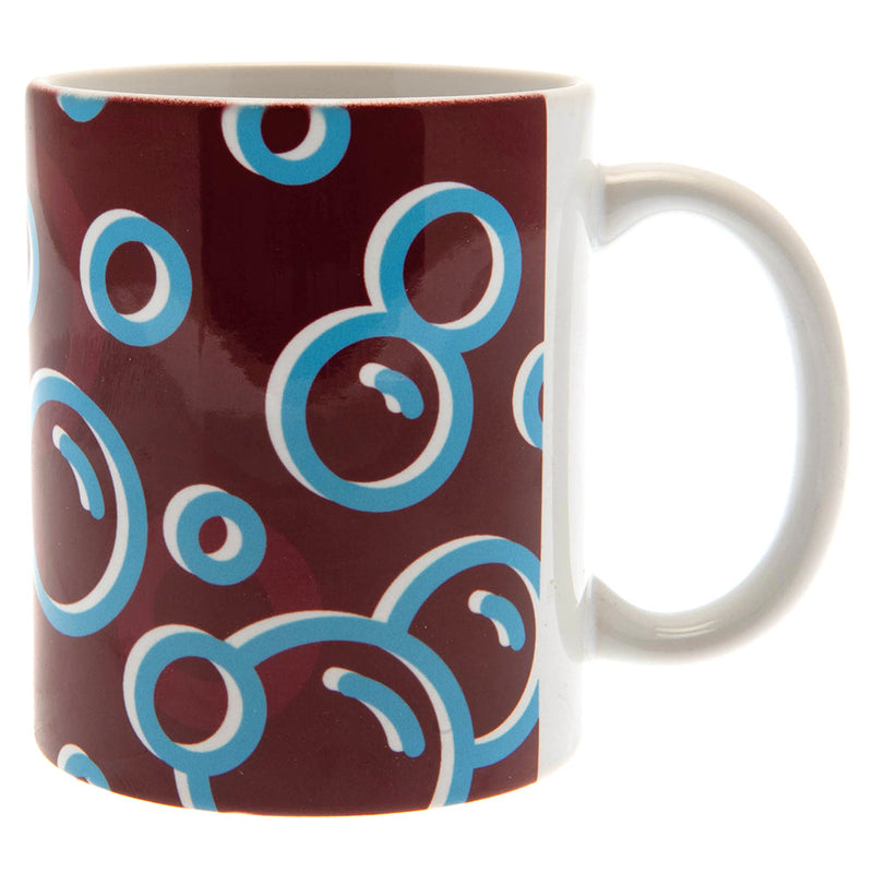 West Ham United FC Mug, side angle