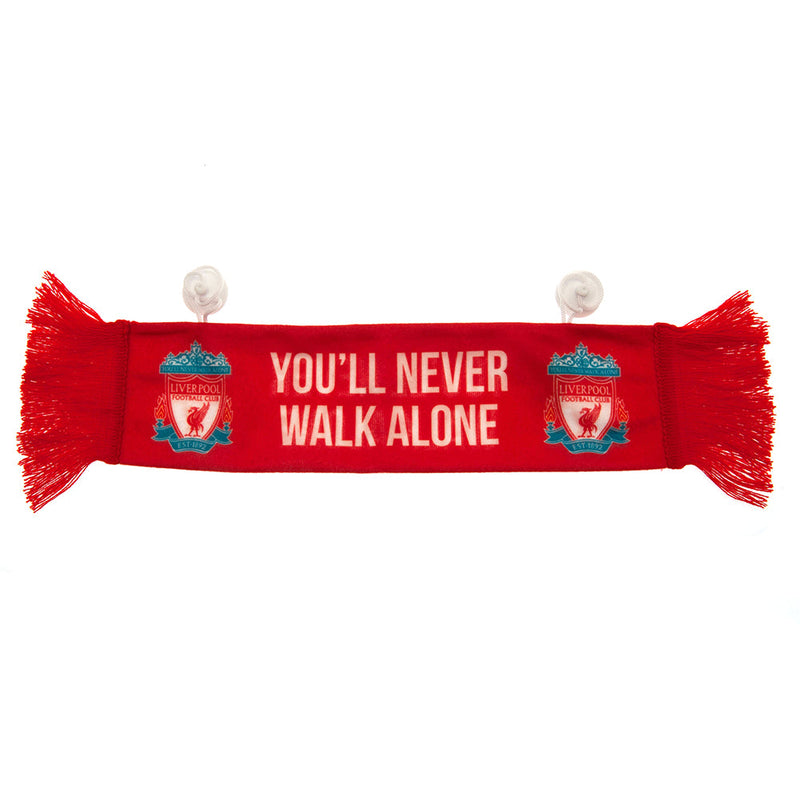 Liverpool Mini Crest Car Scarf collectible from Liverpool FC
