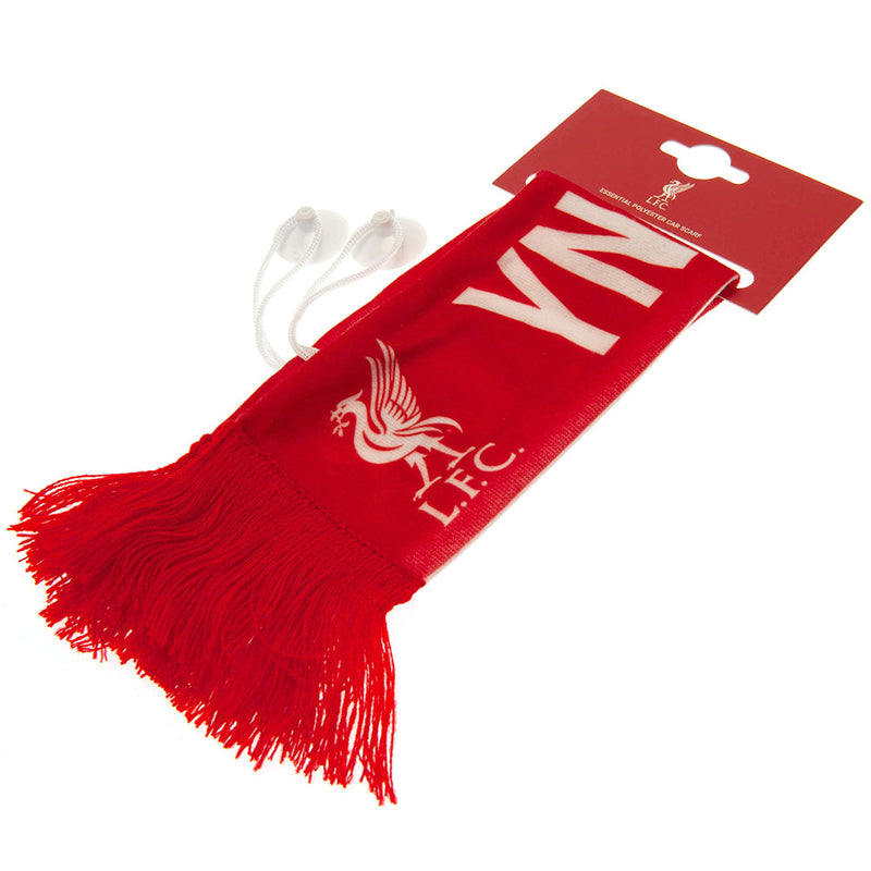 Liverpool Mini Liverbird Car Scarf, side angle