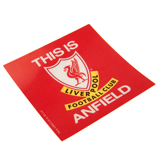 Liverpool FC TIA Car Sticker, alternate view