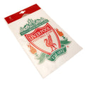 Liverpool FC Crest A4 Car Decal, side angle
