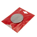 Liverpool FC Alloy Car Badge, side angle