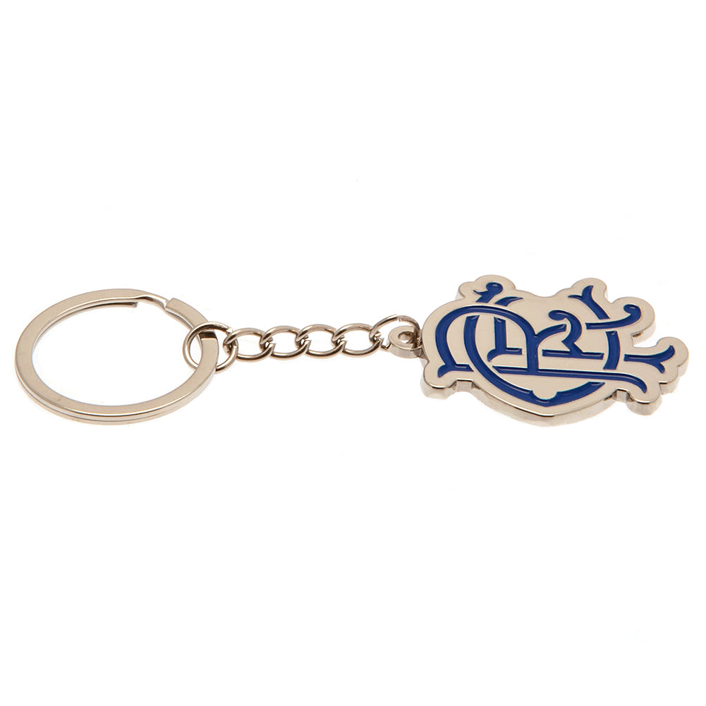 Rangers FC Scroll Crest Keyring