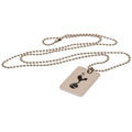 Tottenham Hotspur FC Enamel Crest Dog Tag & Chain, alternate view