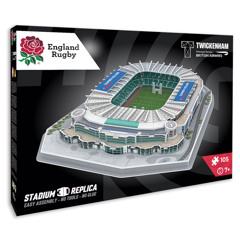 Twickenham 3D Stadium Puzzle, side angle