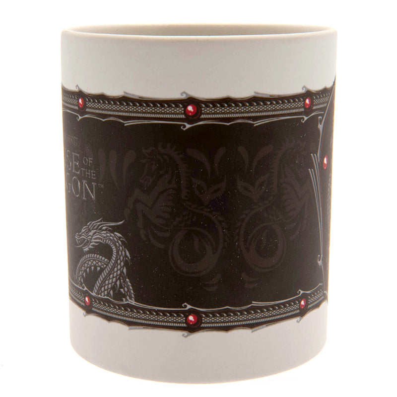 House Of The Dragon Mug Silver Dragon, alternate view
