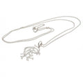 Rangers FC Sterling Silver Pendant & Chain Medium