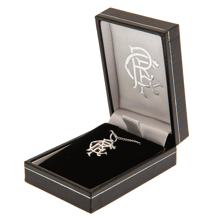 Rangers FC Sterling Silver Pendant & Chain Medium