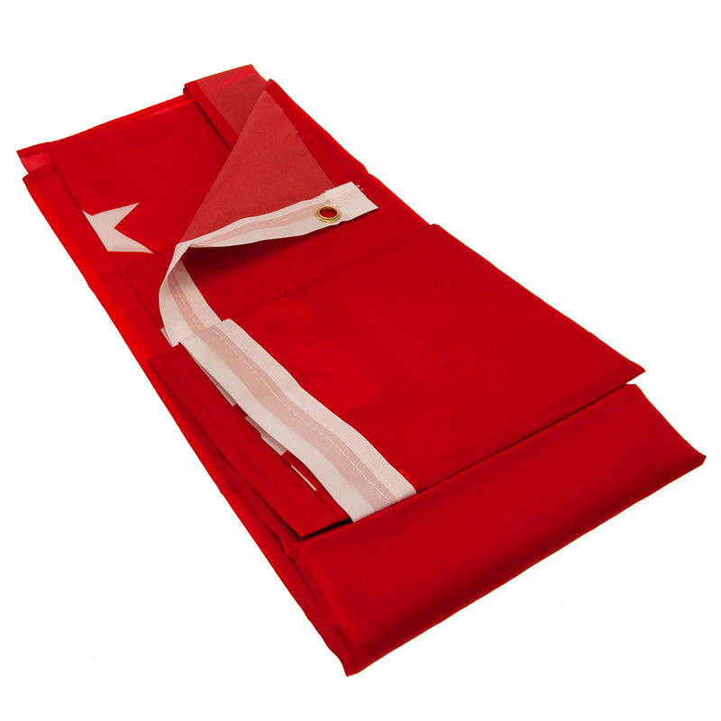 Nottingham Forest FC Crest Flag, side angle