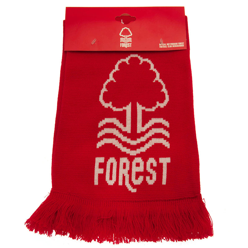 Nottingham Forest FC Bar Scarf, close-up detail