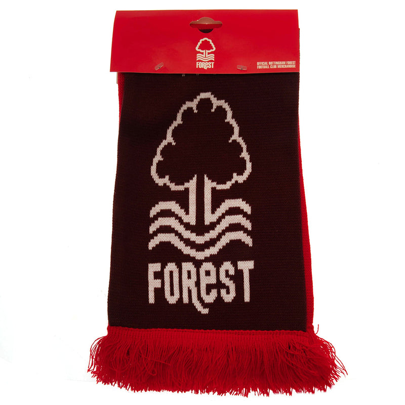 Nottingham Forest FC Nero Scarf, close-up detail