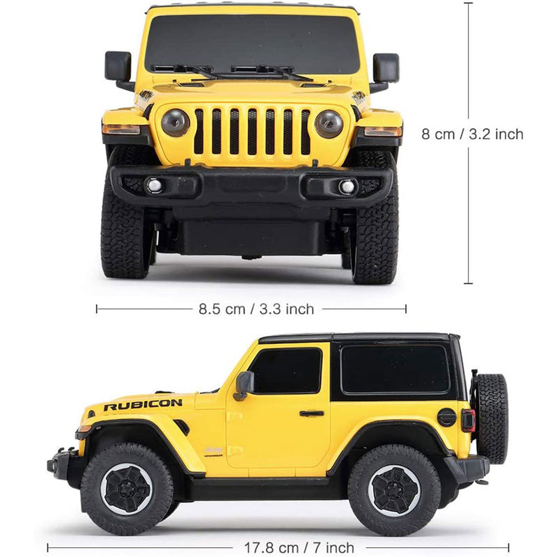Jeep Wrangler JL Radio Controlled Car 1:24 Scale, side angle