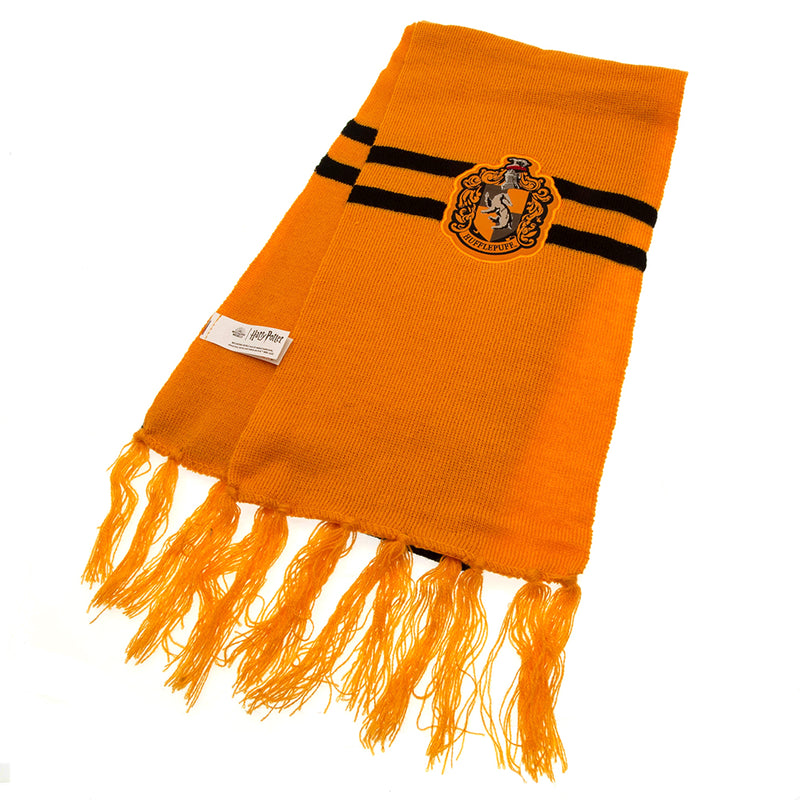 Harry Potter Junior Beanie & Scarf Hufflepuff, side angle