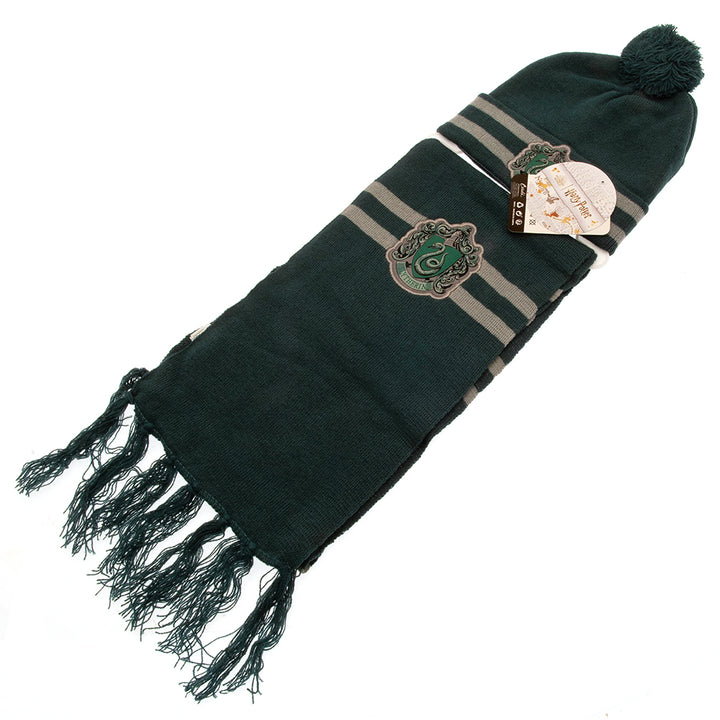 Harry Potter Junior Beanie & Scarf Slytherin