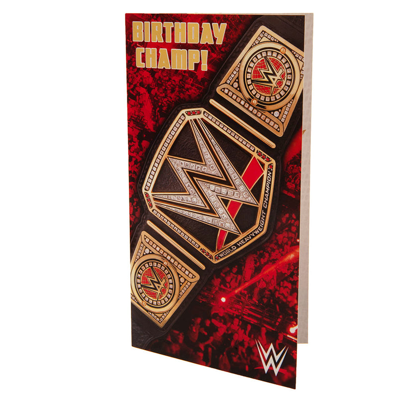 WWE Birthday Card Title Belt, alternate view