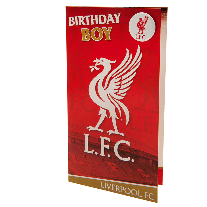 Liverpool FC Boy Birthday Card, alternate view